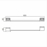 Полотенцедержатель GAPPO G30801-3 сатин золотой